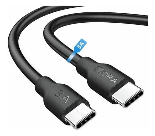 1Hora CAB252 — 1 m USB-C to USB-C Charging & Data Cable (3 A)