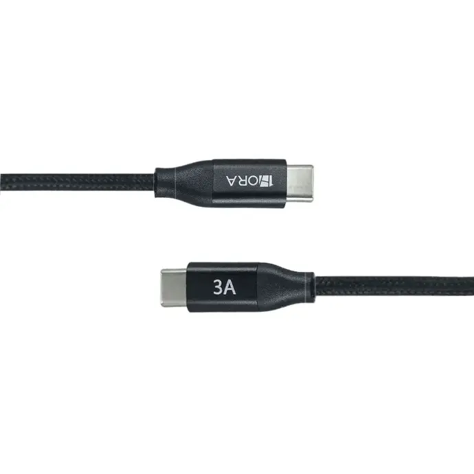 1Hora CAB 265 / CAB 267 USB-C to USB-C Cable — 3A Fast Charge, 1m
