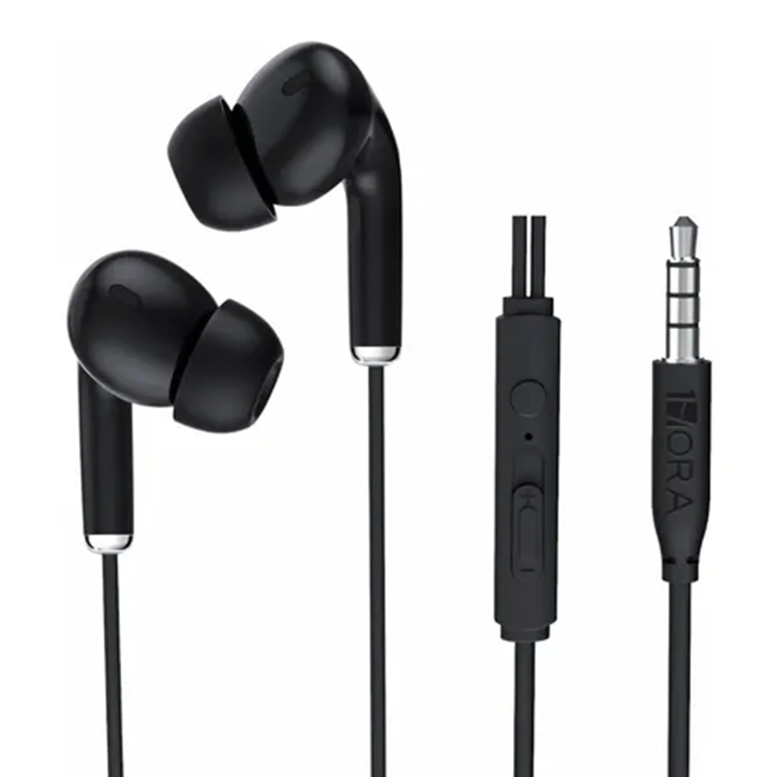 1HORA AUT123 3.5 mm Wired Handfree – Silicone Ear Cushions