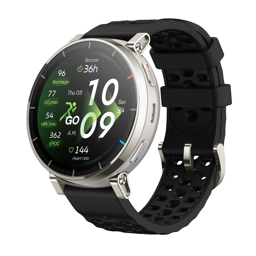 Amazfit-Active-3-Premium-silver Amazfit Active 3 Premium - Image 1