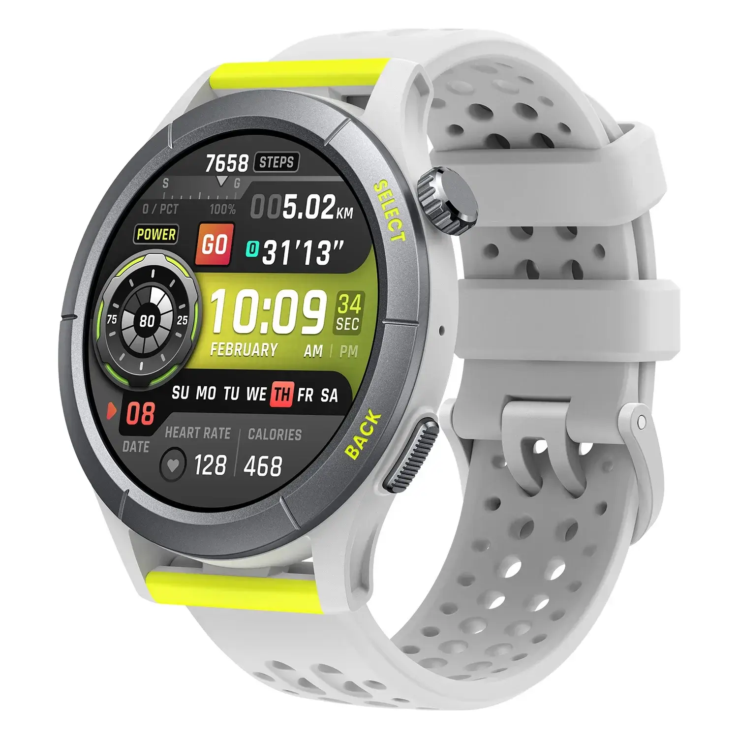 Amazfit-Cheetah-1 Amazfit Cheetah Round Smart Watch with GPS & Up to 14 Days Battery Life – Speedster Grey - Image 1