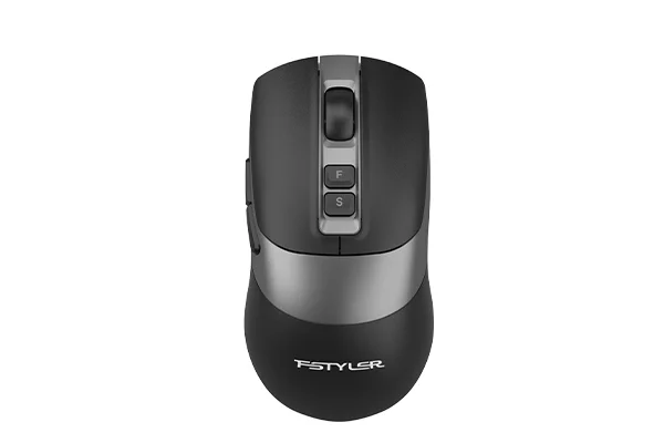 A4Tech FG50S Plus Fstyler – Silent 2.4G Optical Mouse, Black