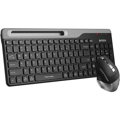 A4Tech Fstyler FB2535CS Smoky Grey — 2.4G & Bluetooth Keyboard and Mouse Bundle