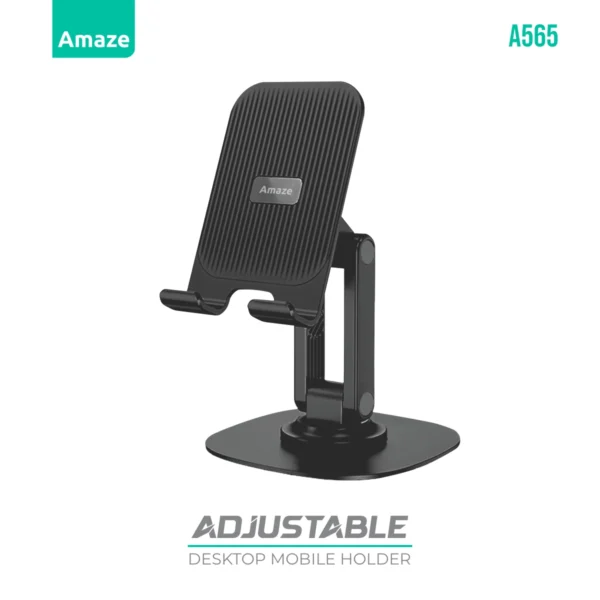 Amaze A565 Adjustable Metal Desk Phone Stand