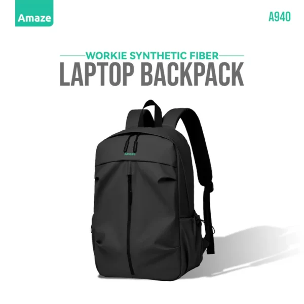 Amaze A940 Workie Backpack — 15.6″ Laptop Carry in Synthetic Fiber