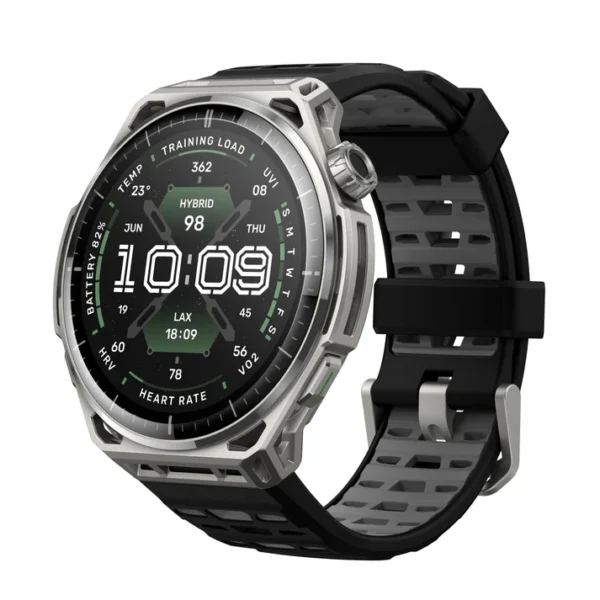 Amazfit Balance 3 Smartwatch — Steel, Sapphire AMOLED & Dual-Band GPS