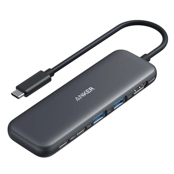 Anker A8355 332 USB-C Hub (5-in-1) — HDMI 4K & 85W Laptop Charging