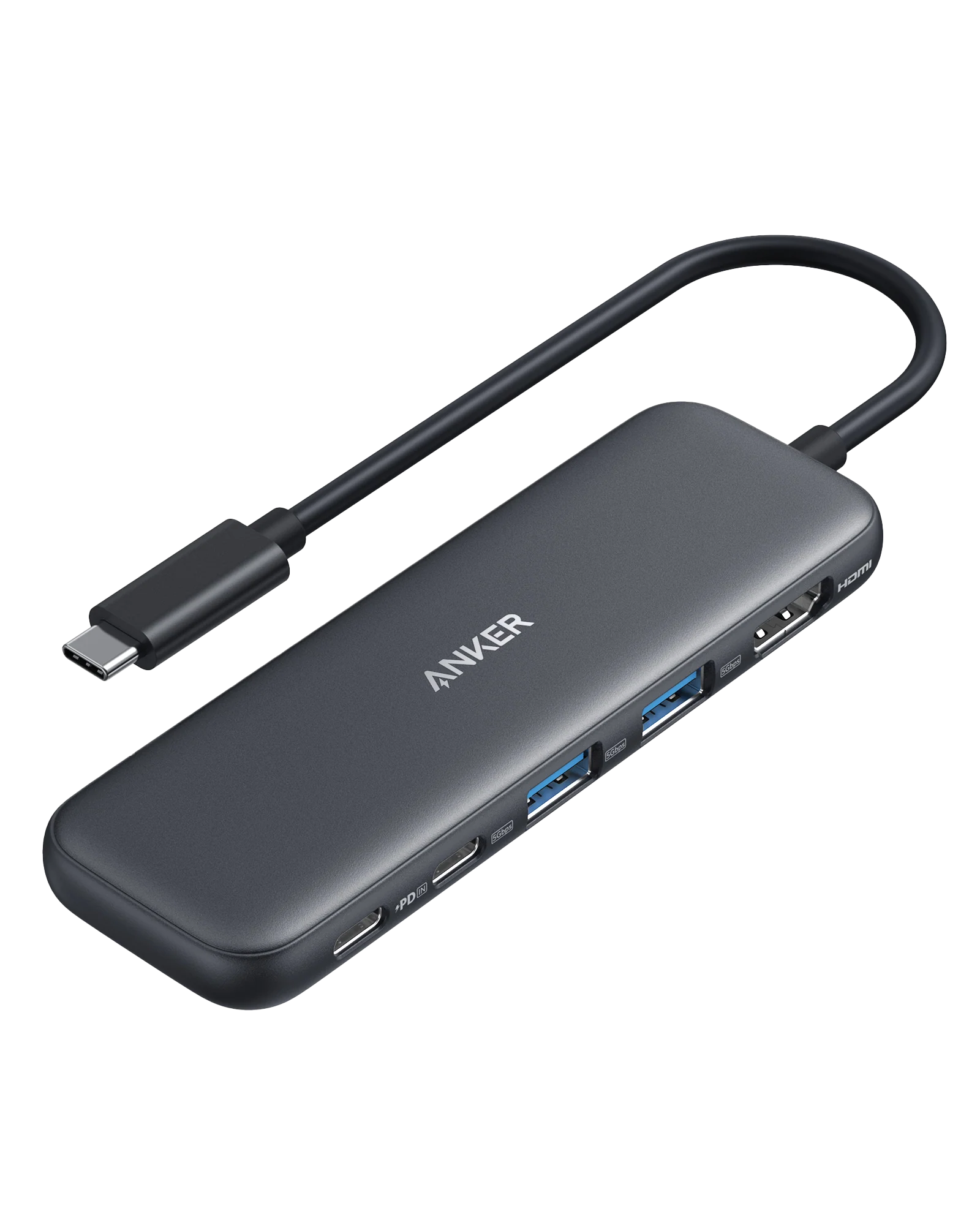 Anker A8355 332 USB-C Hub (5-in-1) — HDMI 4K & 85W Laptop Charging