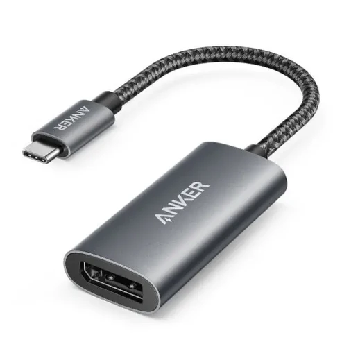 Anker A8318 518 Adapter — USB-C Host to DisplayPort (8K 60 Hz / 4K 144 Hz)
