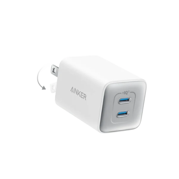 Anker A2039 Nano 3 (523) – 47 W Dual USB-C Wall Charger