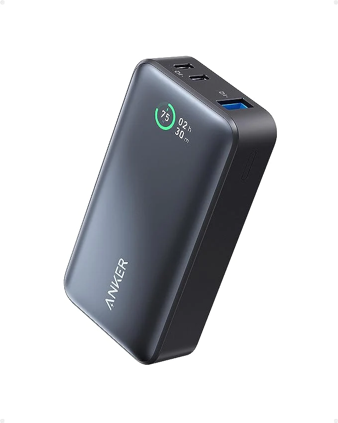 Anker PowerCore 533 (A1256) — 10,000mAh 30W Triple-Port Charger