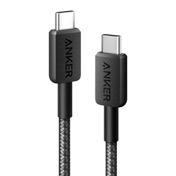 Anker 322 (A81F6) USB-C Cable — 60W Power, 1.8 m Type-C to Type-C