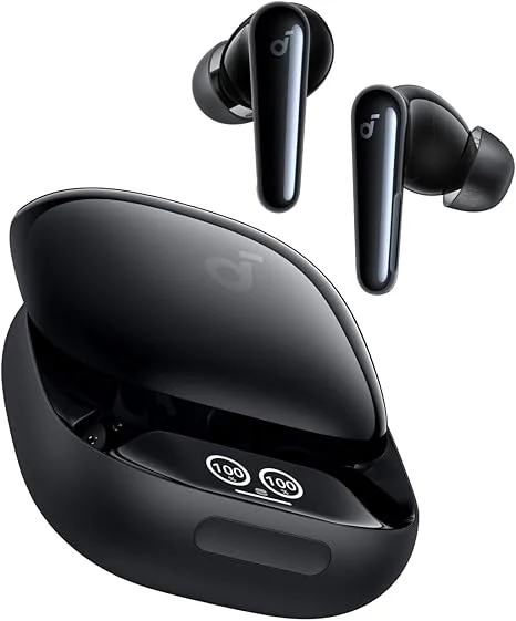 Anker Liberty 4 Pro True Wireless Earbuds — 7-Sensor ANC & Case Display Controls