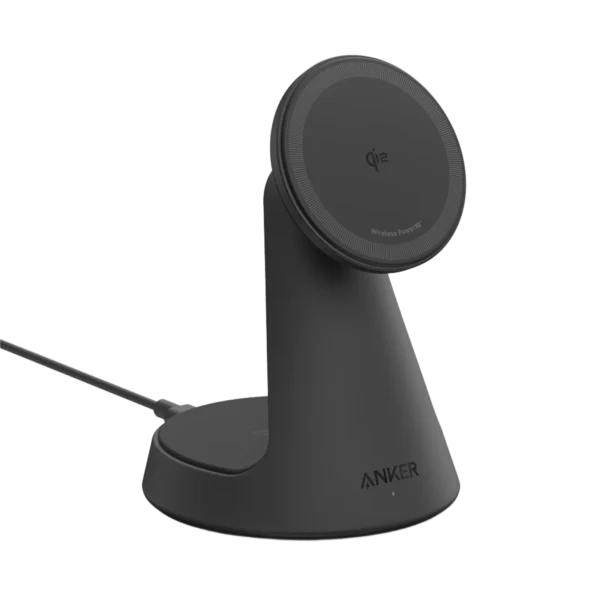Anker A25M7 MagGo 2-in-1 Dock Stand – 15W Qi2 with USB-C Cable