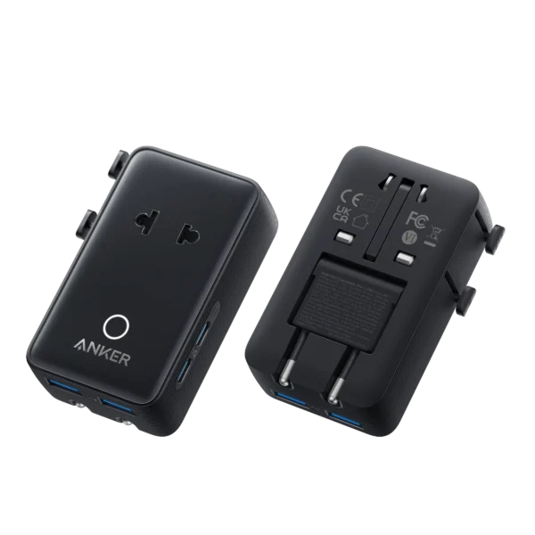 Anker Nano A9215 5-Port Worldwide Travel Adapter – 20W USB-C