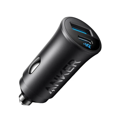 Anker A2741 PowerDrive 30W PPS In-Car Adapter – USB-C & USB-A