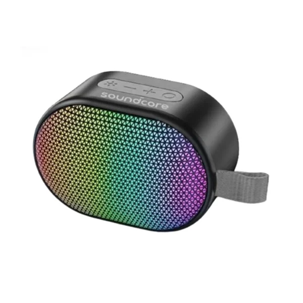 Anker Soundcore Pyro Mini Black — Compact Speaker with Synced Light Show