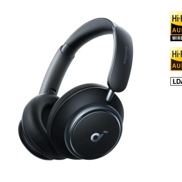 Anker Soundcore Space Q45 Over-Ear Headphones — Adaptive ANC, LDAC, Long Playtime