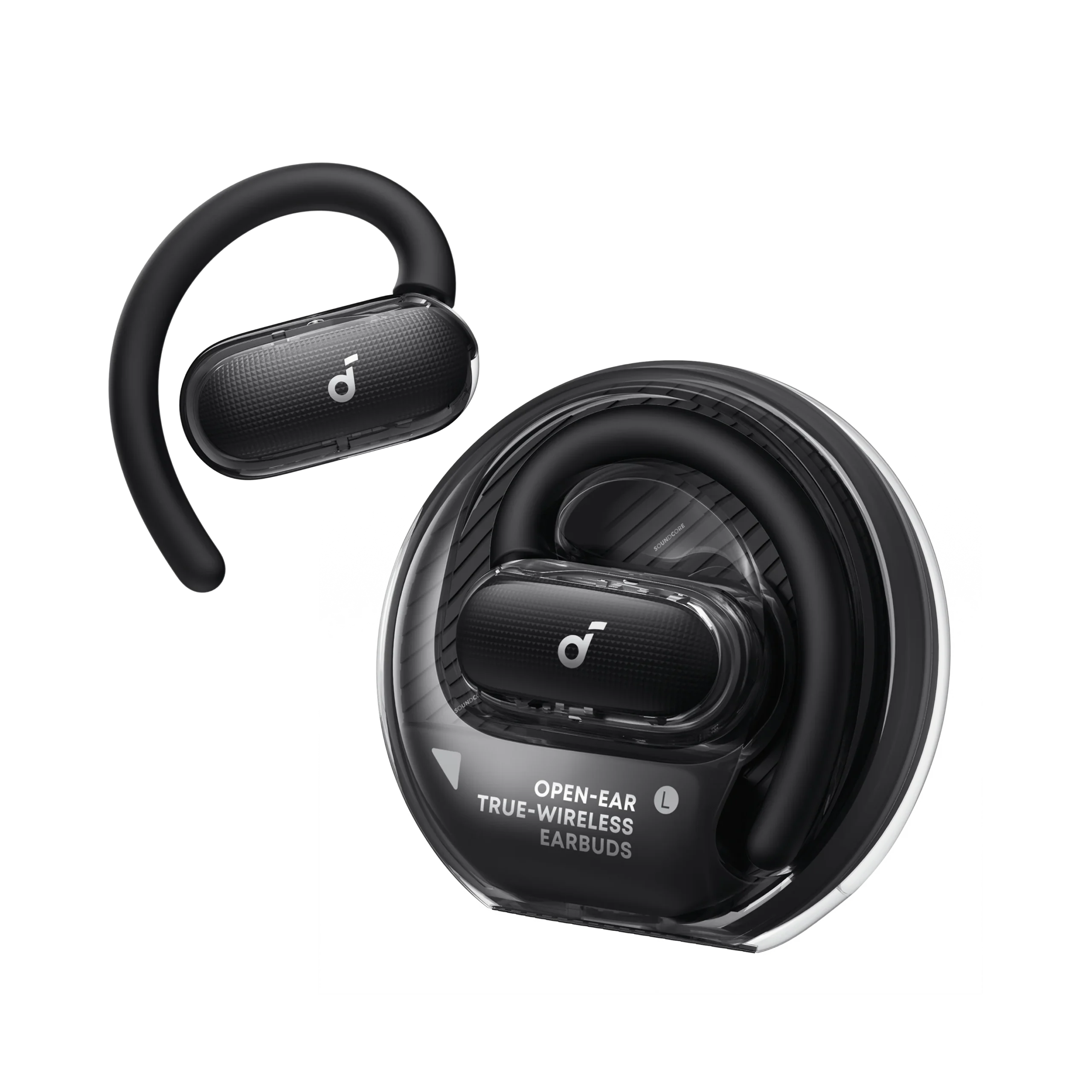 Anker Soundcore V40i Open-Ear Earbuds – Lid-Free Case & Adjustable Hooks