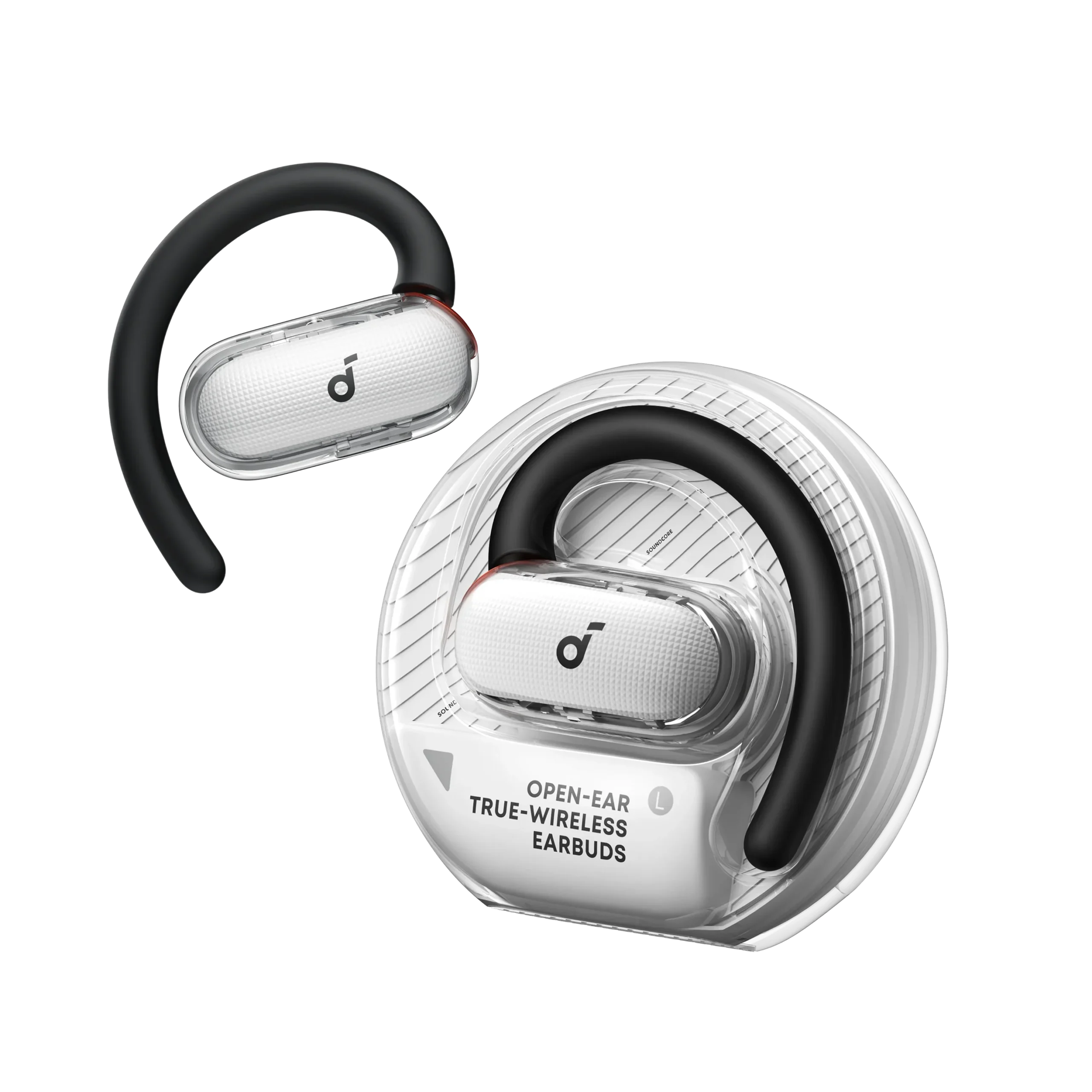Anker Soundcore V40i Open-Ear Earbuds – Lid-Free Case & Adjustable Hooks