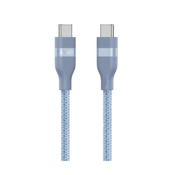 Anker A82E2 USB-C to USB-C Cable — 240W Upcycled Braided Charge