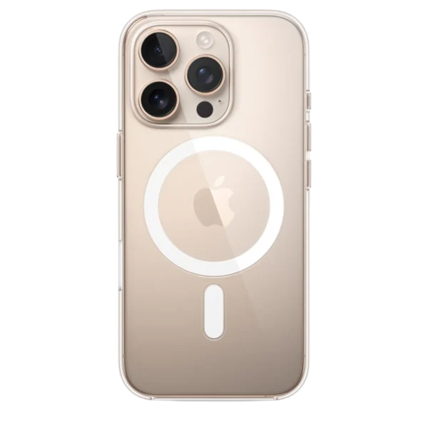 Apple iPhone 16 Pro Max MagSafe Clear Case — Shows Finish, Supports Camera Control