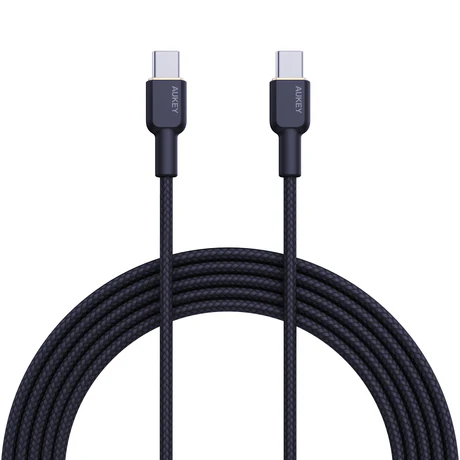 Aukey CB-NCC1 Circlet — 60 W 1 m Braided USB-C to USB-C Cable