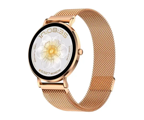 AuraFit ELLA 3 AM28 — AMOLED Women’s Smartwatch (Two Straps)