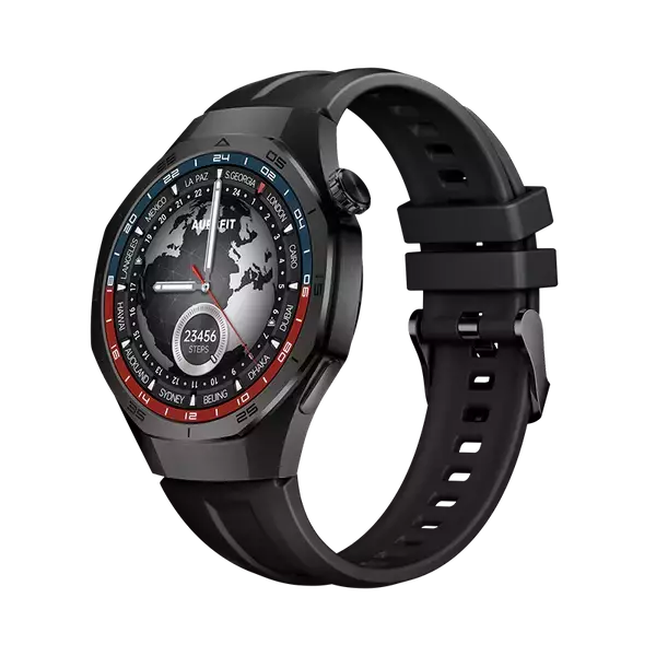 AuraFit Energy 3 AM34 — GLONASS AMOLED Watch, Magnetic Wireless Charging