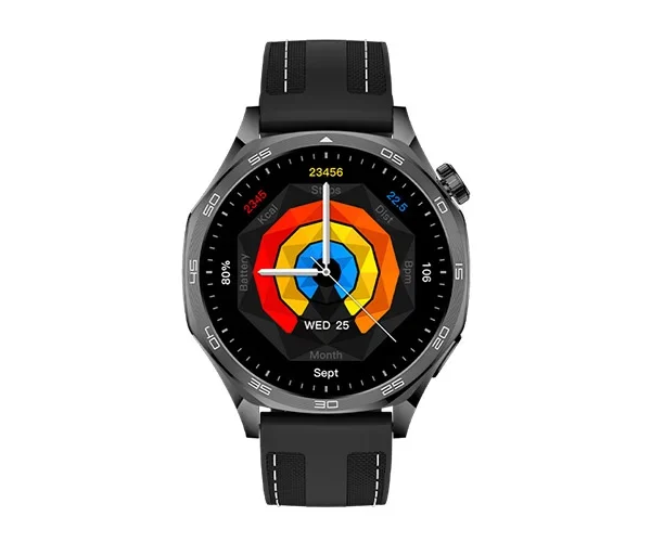 AuraFit Nexa 4 AM29 — Dual-Strap AMOLED Watch with 5ATM & Wireless Charge