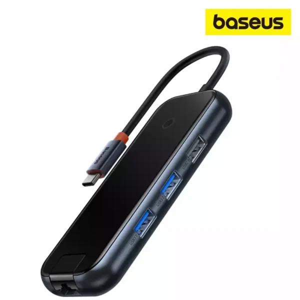 Baseus AcmeJoy WKJZ010113 — 5-Port USB-C Dock, 100W PD & 1Gbps Ethernet