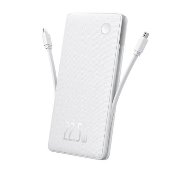 Baseus Airpow Lite 10000mAh 22.5W — Slim Dual-Cable Power Bank