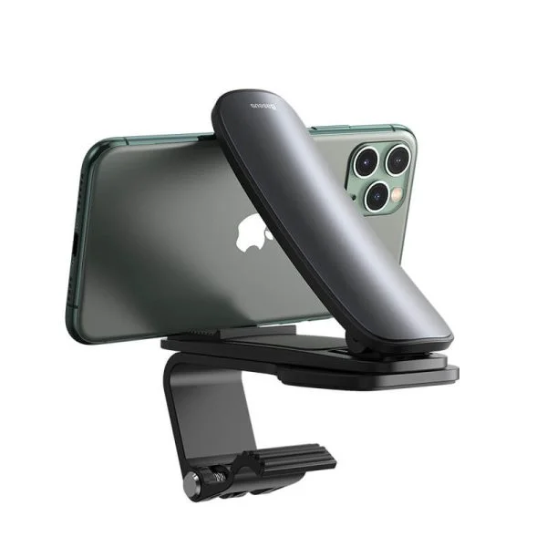 Baseus Big Mouth Pro Car Mount — Silicone-Padded Grip Clip