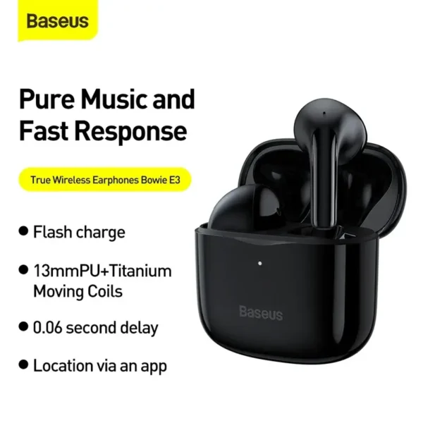 Baseus Bowie E3 (po4) — True Wireless In-Ear with App Support