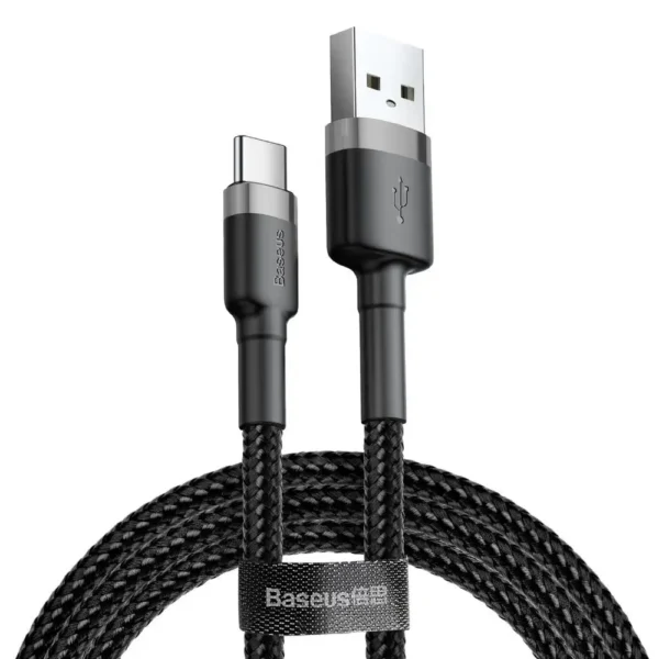 Baseus Cafule USB Type-A to USB-C Cable — 3A Charge, 480Mbps Data