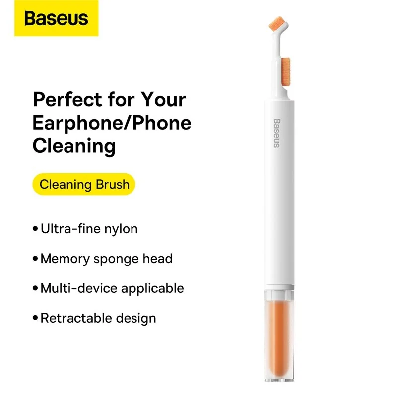Baseus Dual-Brush Deep Cleaning Tool – Earbuds & Small Gaps
