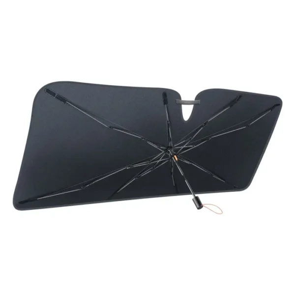 Baseus CoolRide Windshield Sun Shade Umbrella Lite — Small Black, 131×69 cm