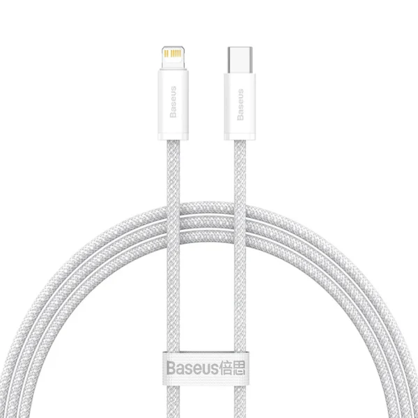 Baseus Dynamic Series USB-C to Lightning Cable 1 m White — 20 W PD