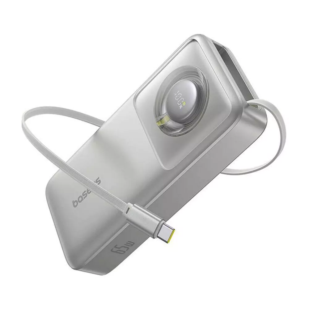Baseus Free2Pull 20,000mAh — 65W PD & Retractable USB-C Cord
