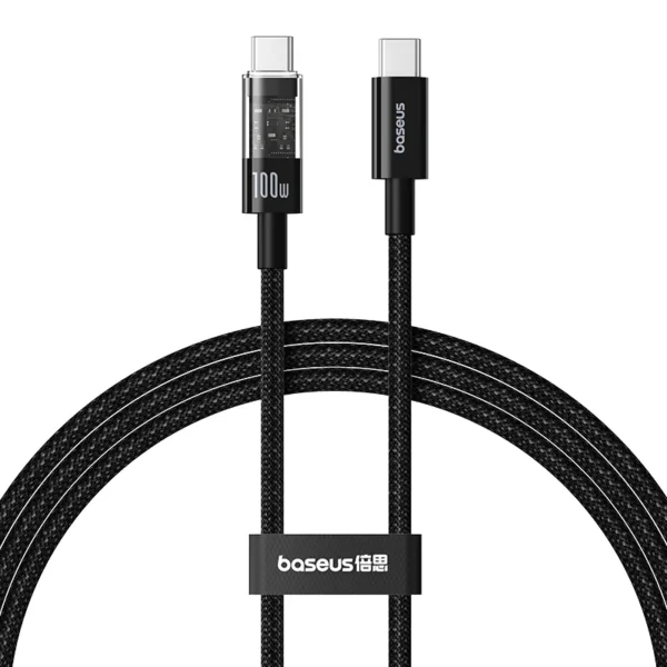 Baseus Gem Dual USB-C Cable — 100W PD Fast Charge & Data Sync