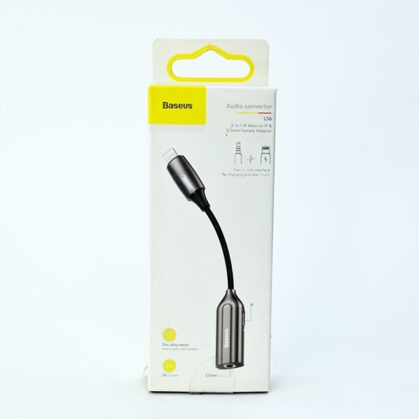 Baseus L56 Lightning Splitter — Charge Pass-Through and 3.5 mm Audio