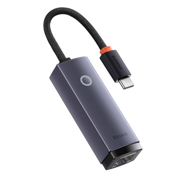 Baseus Lite Series Gigabit RJ45 Adapter — USB-A & Type-C, 1000 Mbps