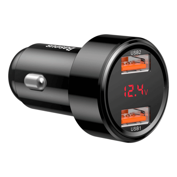 Baseus Magic Series In-Car 45W Charger with PD, QC & Live Display