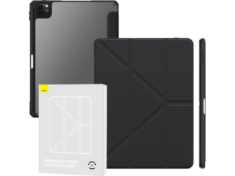 Baseus Minimalist Folio — iPad Pro 11″ Case with Auto Sleep & Viewing Stand (2018–2022)