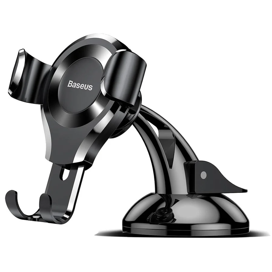 Baseus Osculum Gravity Car Mount | Windshield & Dash Suction, 4–6.5" Screens