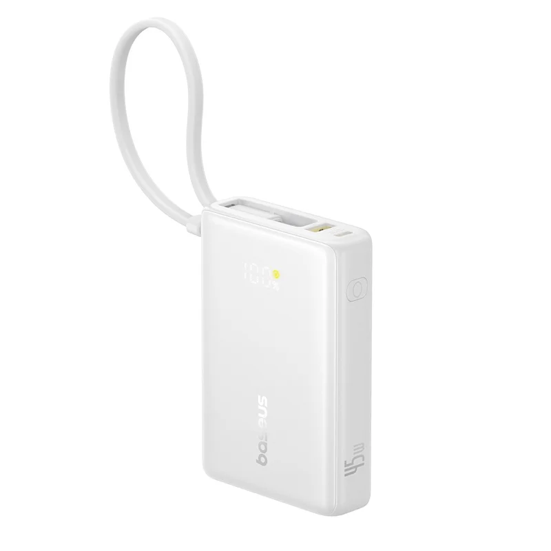 Baseus PicoGo 10,000mAh Power Bank — 45W with Onboard USB-C Lead