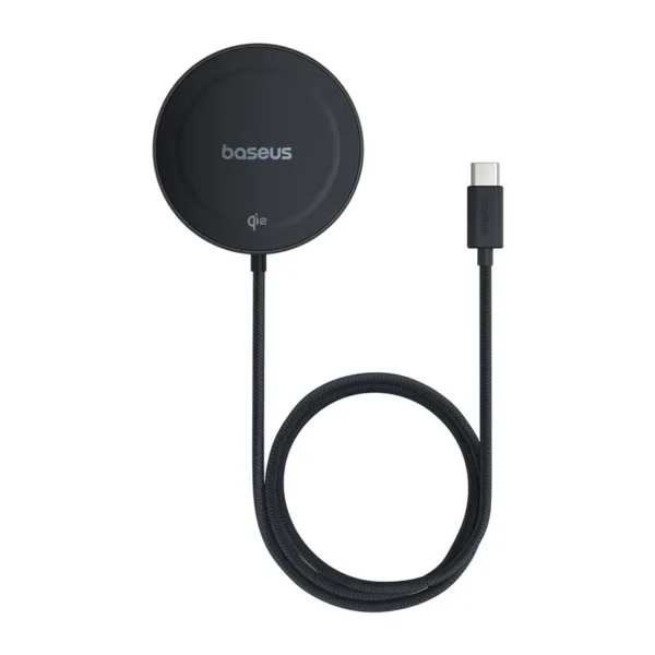 Baseus Simple Mini4 Qi2 15W Magnetic Stand — 135° Tilt, Integrated USB-C