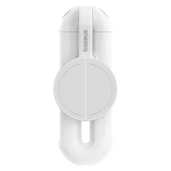 Baseus TechShot Selfie Stick — Dual-Support Grip (Moon White)