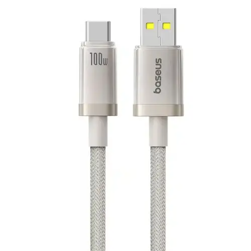 Baseus Galaxy Titanium Gold USB-A to USB-C Cable — 100W, 1 Metre
