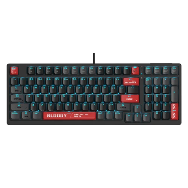 Bloody AT98 Alpha — Bloody Red 98-Key Optical Mechanical Keyboard